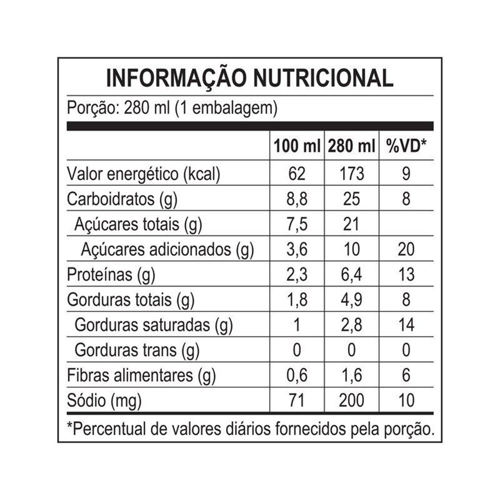 Bebida Láctea Nestlé Alpino 280ml - Embalagem com 6 Unidades