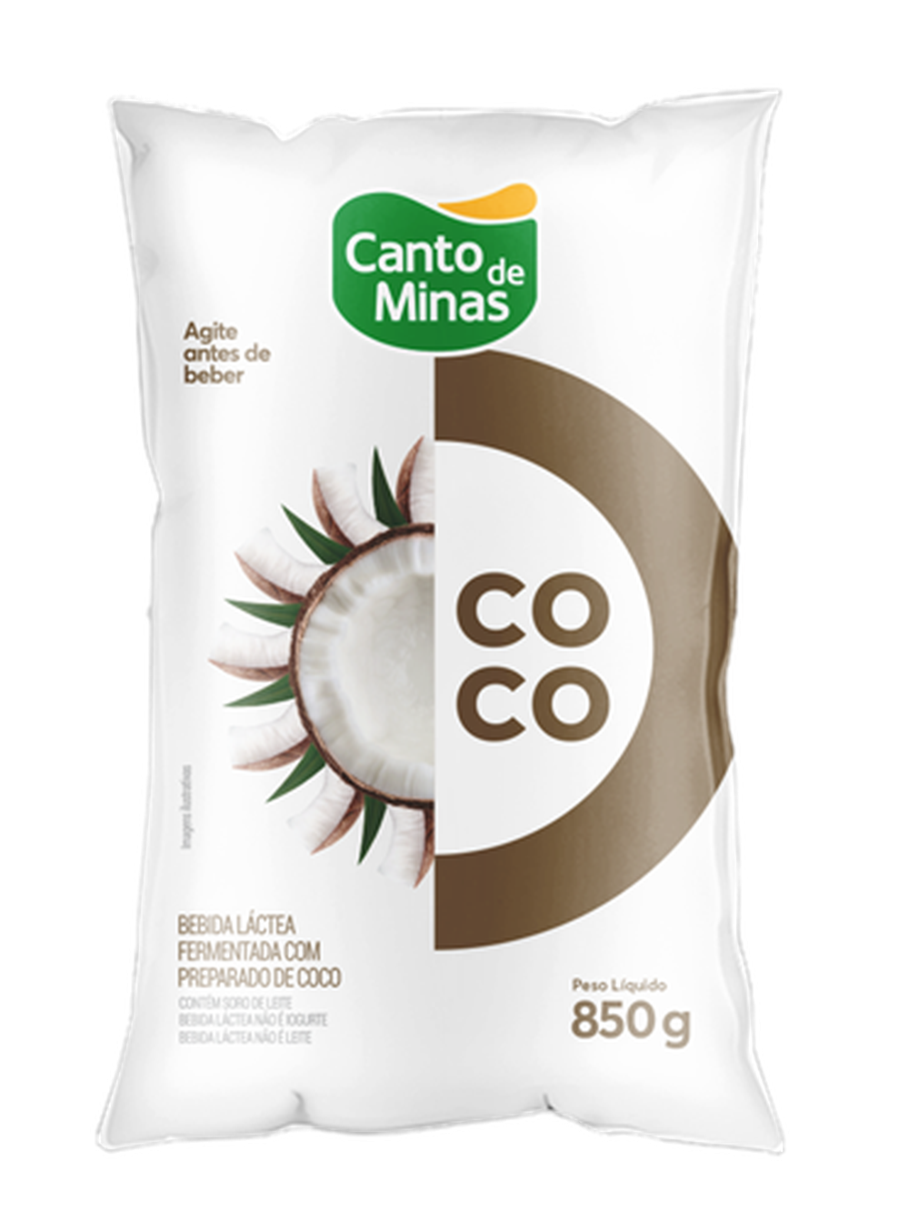 Bebida Láctea Coco saco 850g