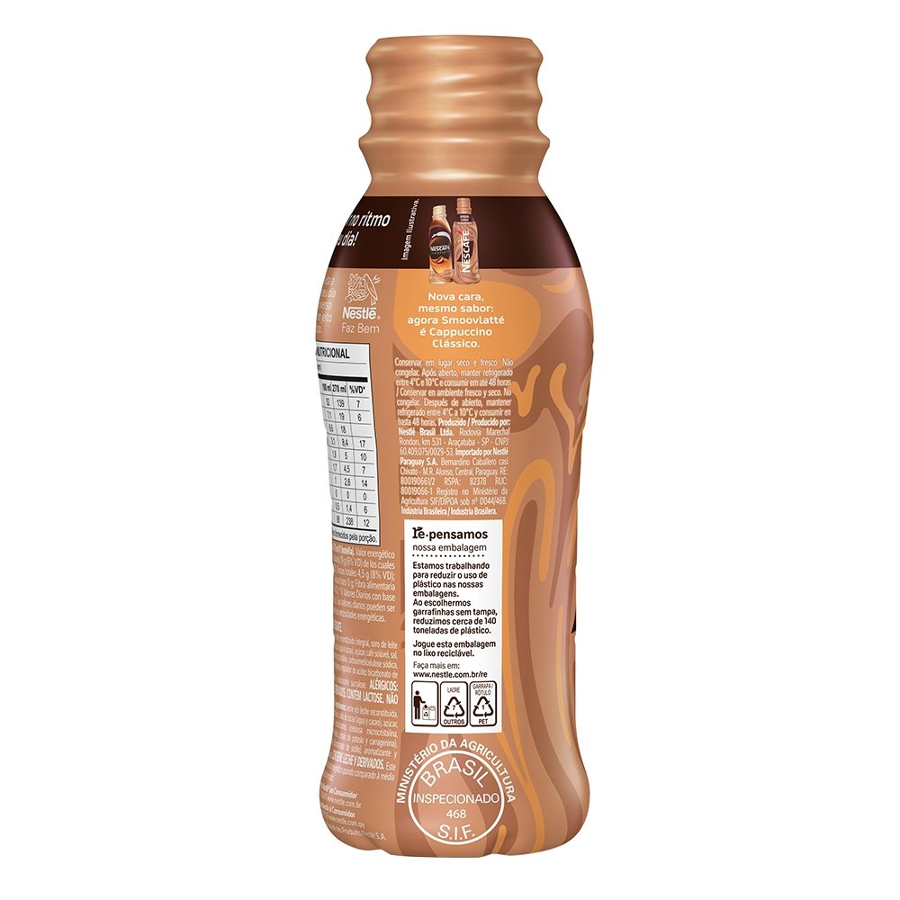 Bebida Láctea Nestlé Nescafé Cappucino Clássico 270ml - Embalagem com 6 Unidades