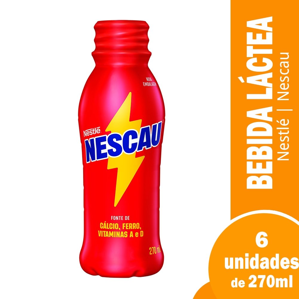 Bebida Láctea Nestlé Nescau 270ml-6Un