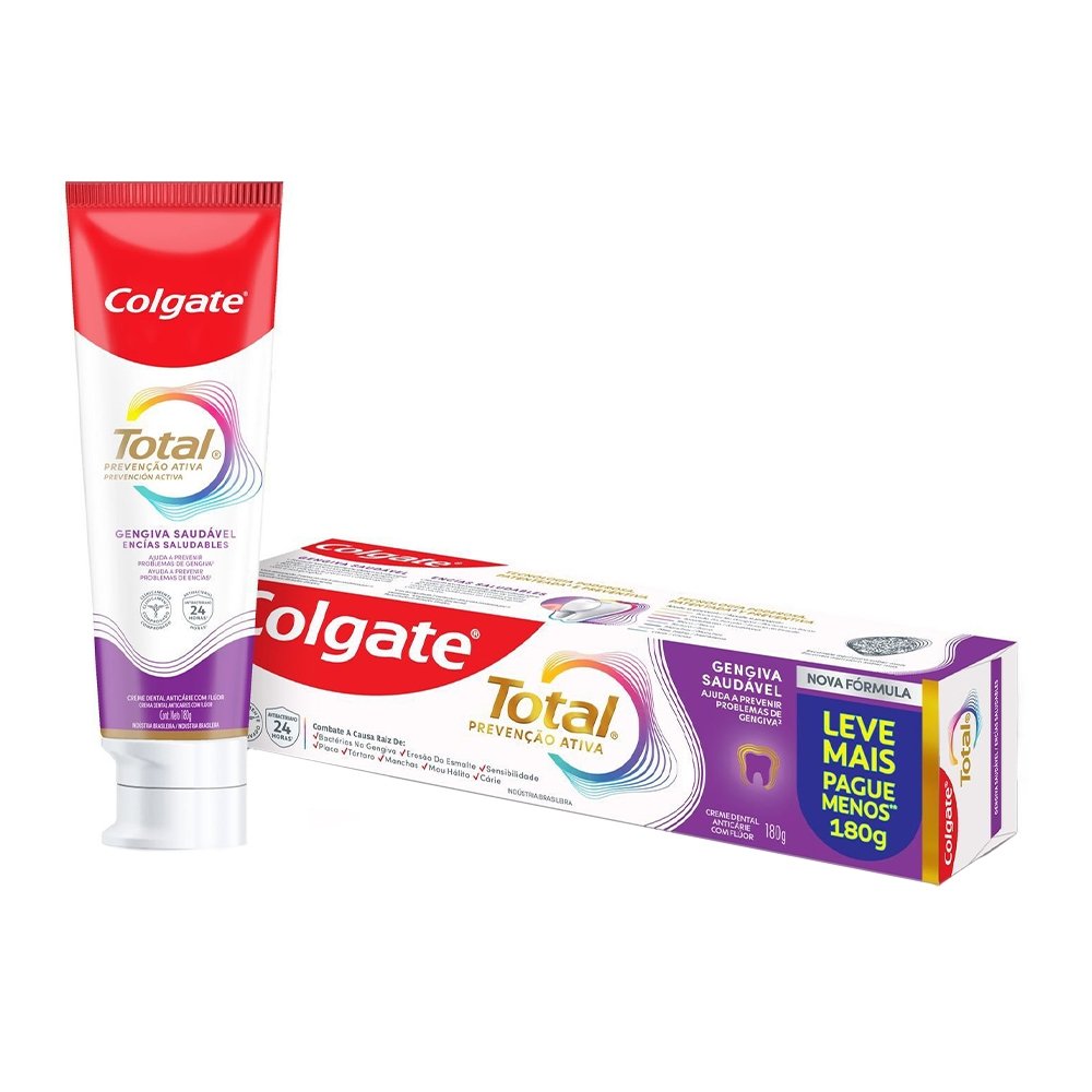 Creme Dental Colgate Total 12 Gengiva Reforçada 180g