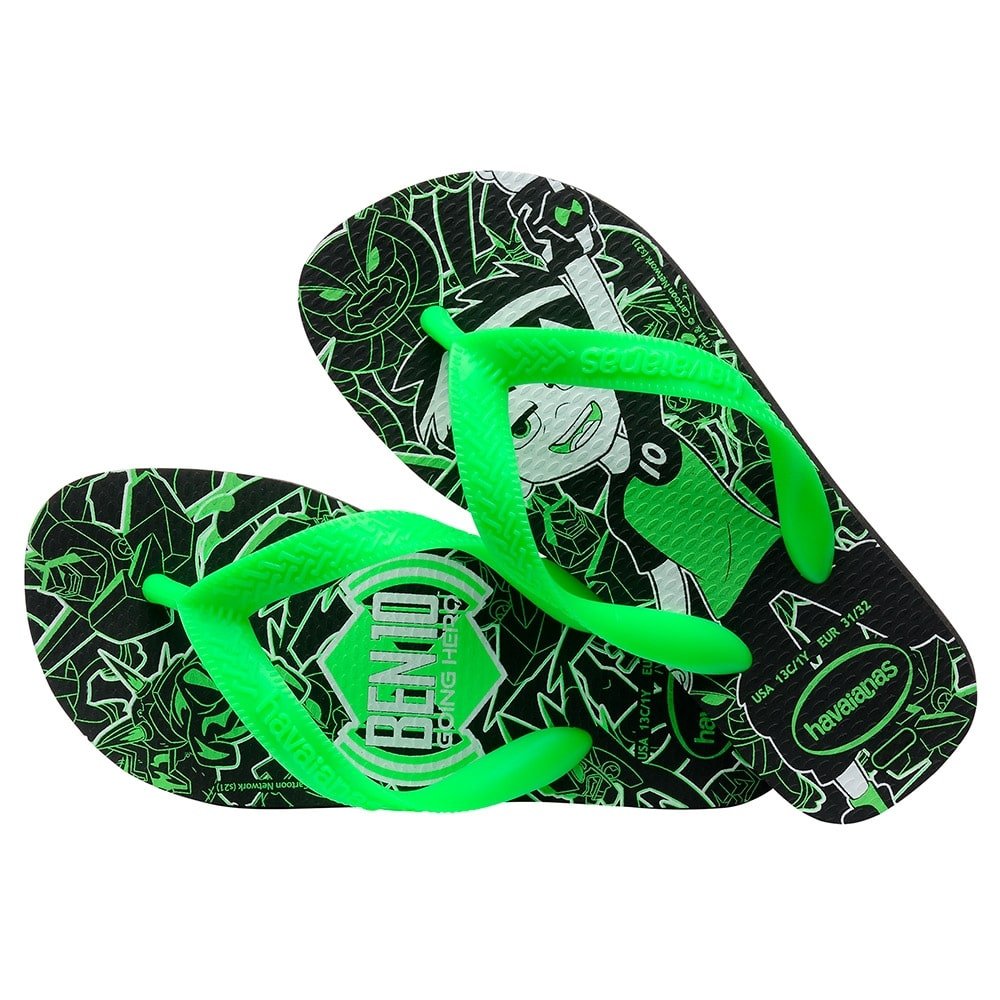 Havaianas Kids Ben 10 Preto 27/8