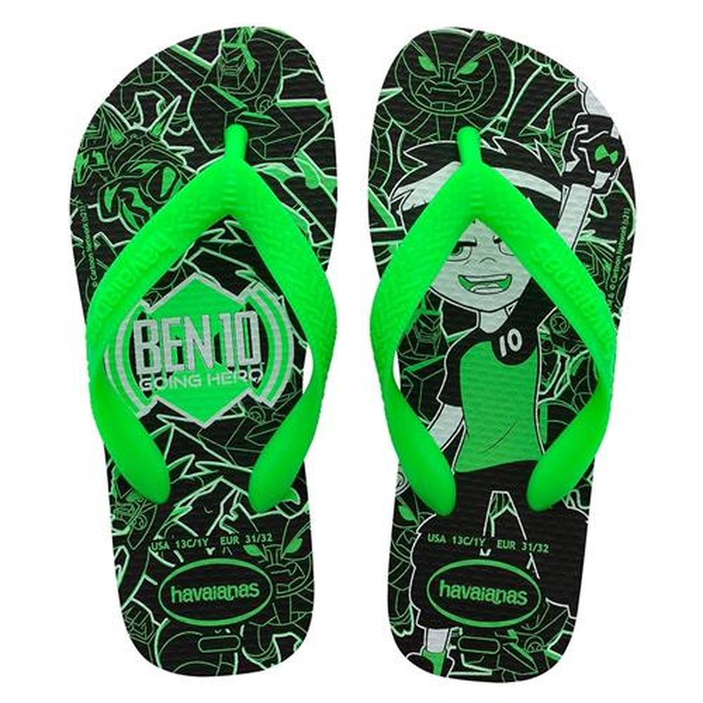Havaianas Kids Ben 10 Preto 25/26