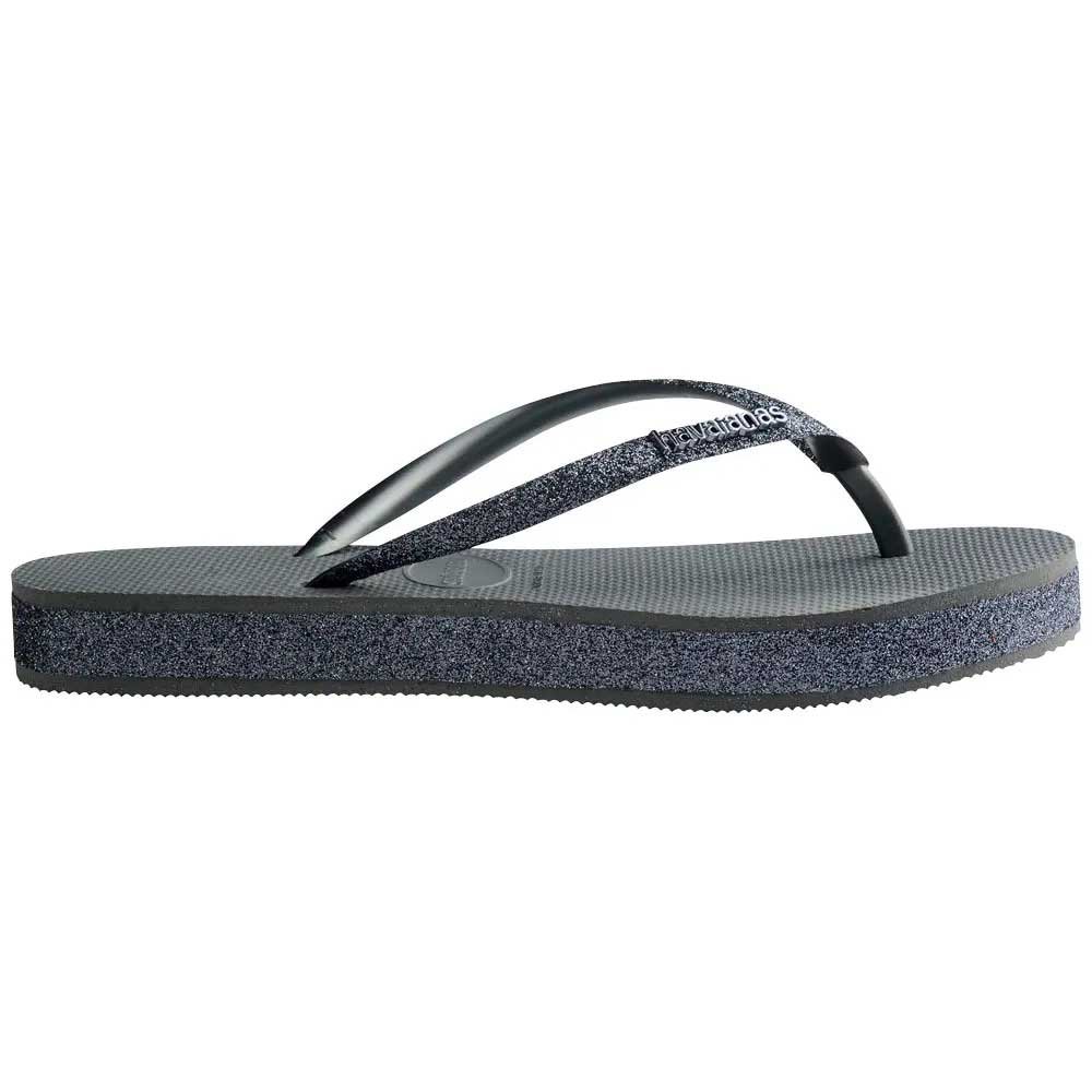 Havaianas Slim Flatform Sparkle 5178 Cinza Aco 37/38 com 12 Pares