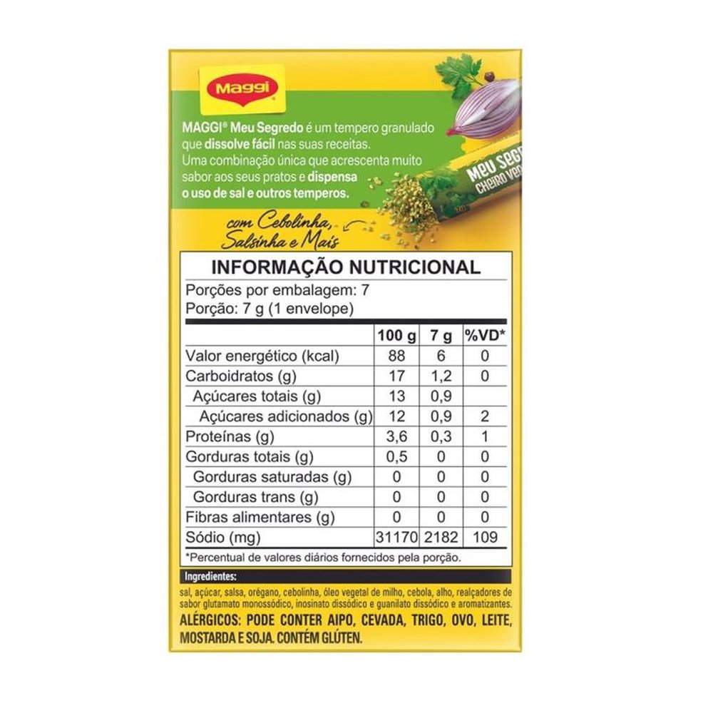 Tempero Maggi Meu Segredo Cheiro Verde 49g