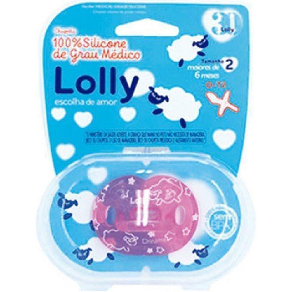 Chupeta Silicone Dreams Ortodontico T2 Rs Bl 6215
