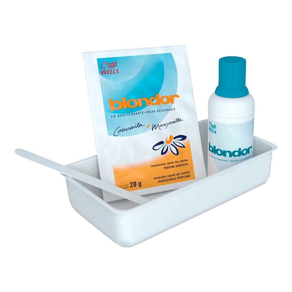 Kit Clareador de Cabelos Wella Blondor Camomila