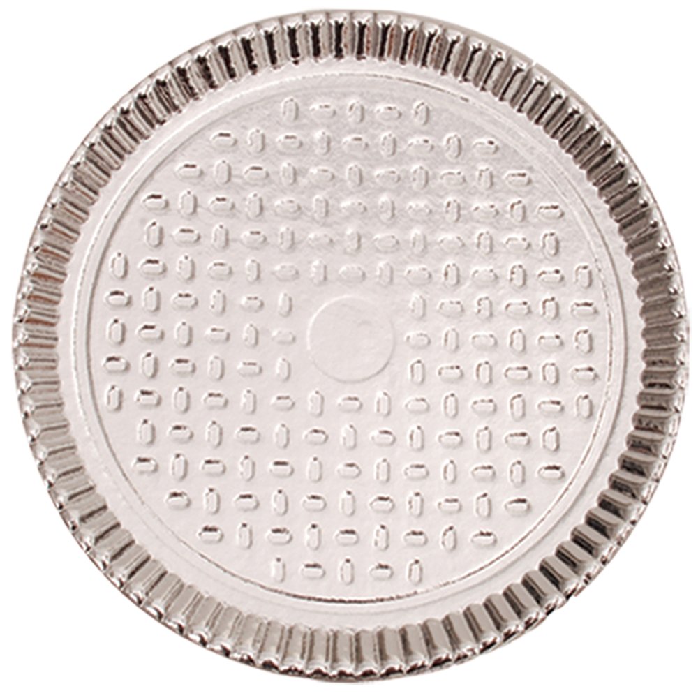 Prato Laminado Prata N 04 Diametro 25,5Cm - Embalagem com 20 unidades.