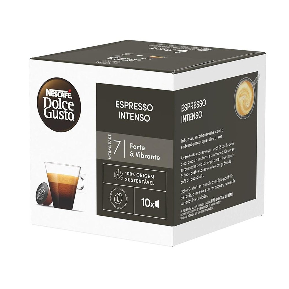 Café em Cápsula Nescafé Dolce Gusto Espresso Intenso 10 Cápsulas