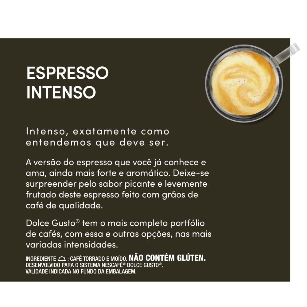 Café em Cápsula Nescafé Dolce Gusto Espresso Intenso 10 Cápsulas
