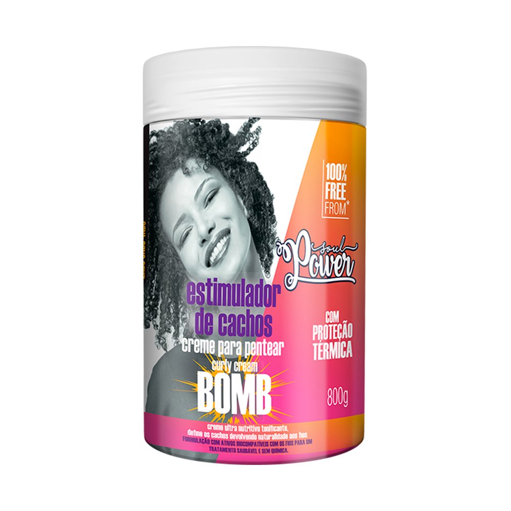 Creme de Pentear Soulpower Estimulador de Cachos 800g