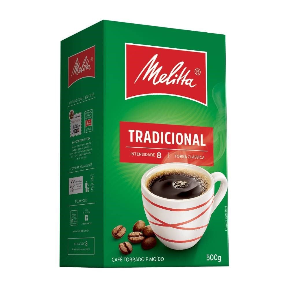 Café Melitta Tradicional Vácuo Puro 500g