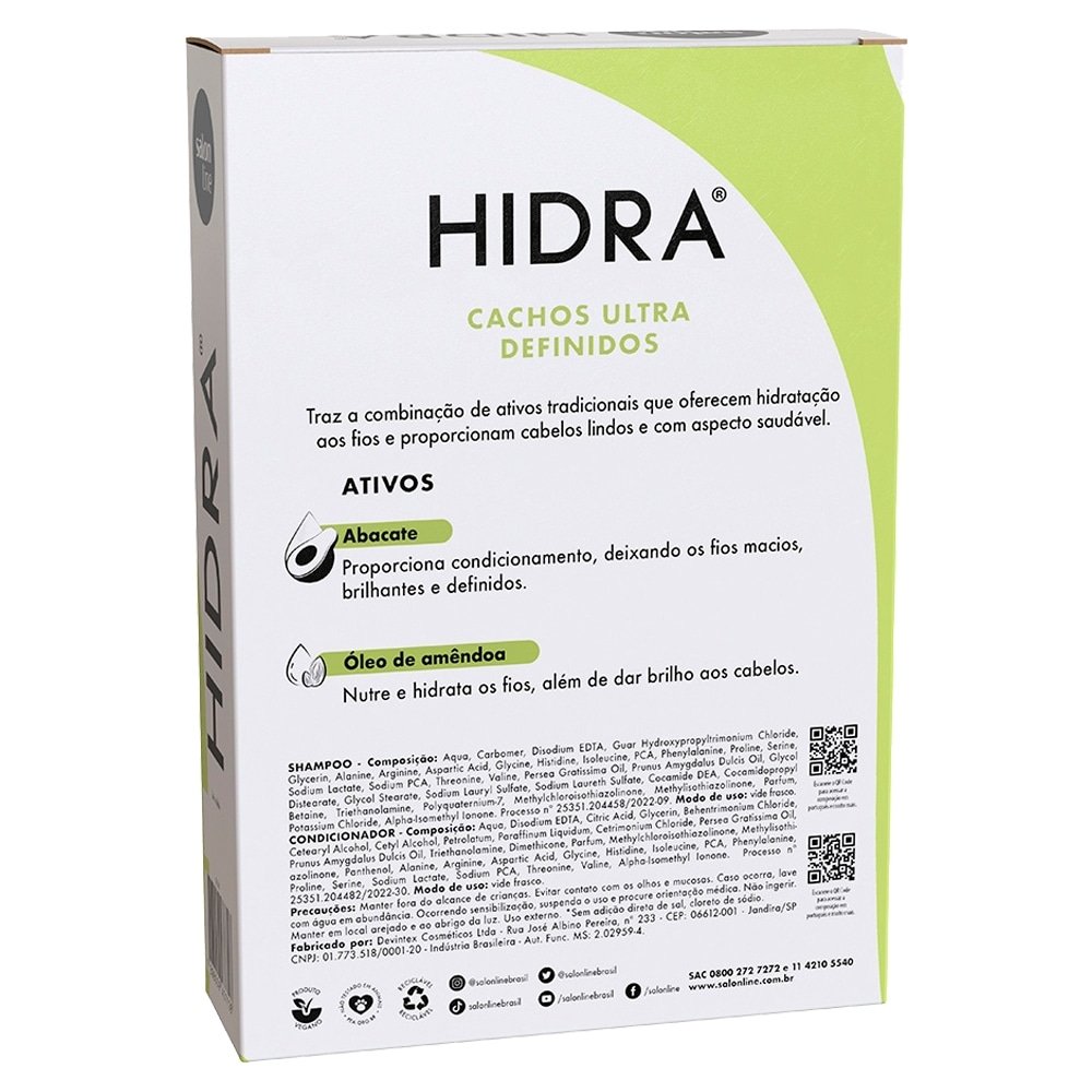 Shampoo + Condicionador Salon Line Cachos Ultra Definidos 300ml