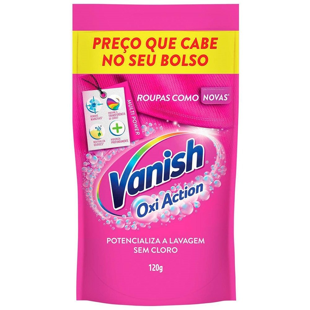 Alvejante Vanish Poder Oxigênio Sem Cloro 120g