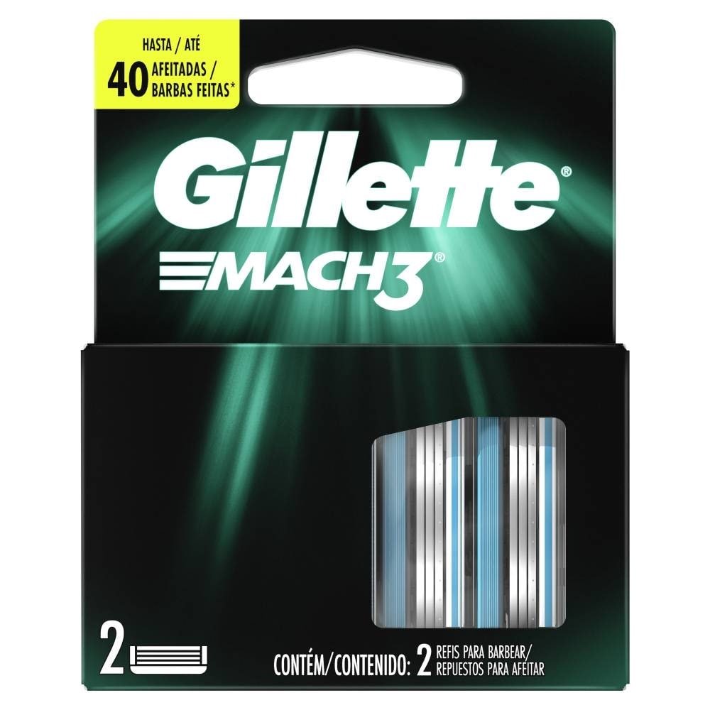 Carga Gillette Mach3 2Un
