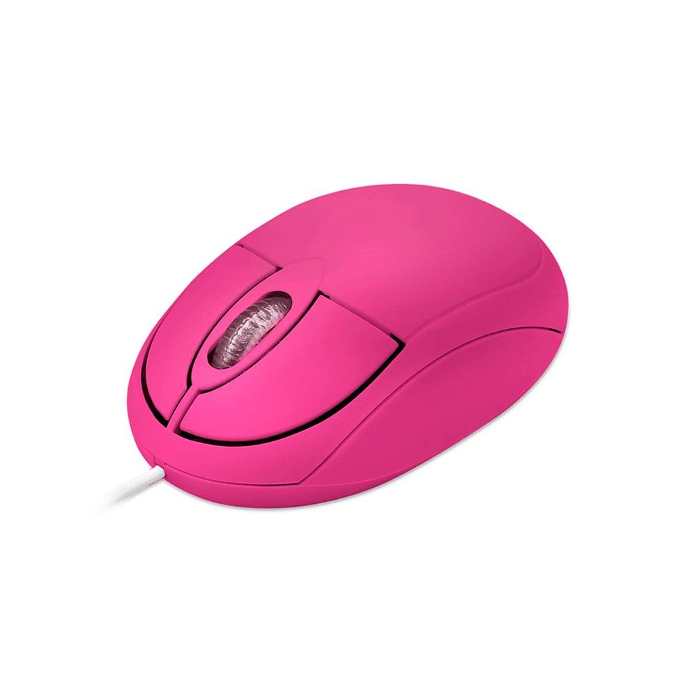 Mouse Multilaser Classic MO304 Rosa
