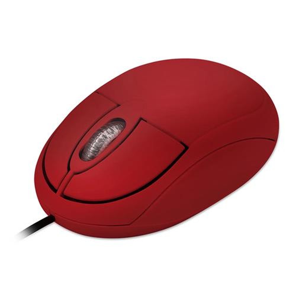 Mouse Classic Box Óptico Full Vermelho USB Multilaser - MO303