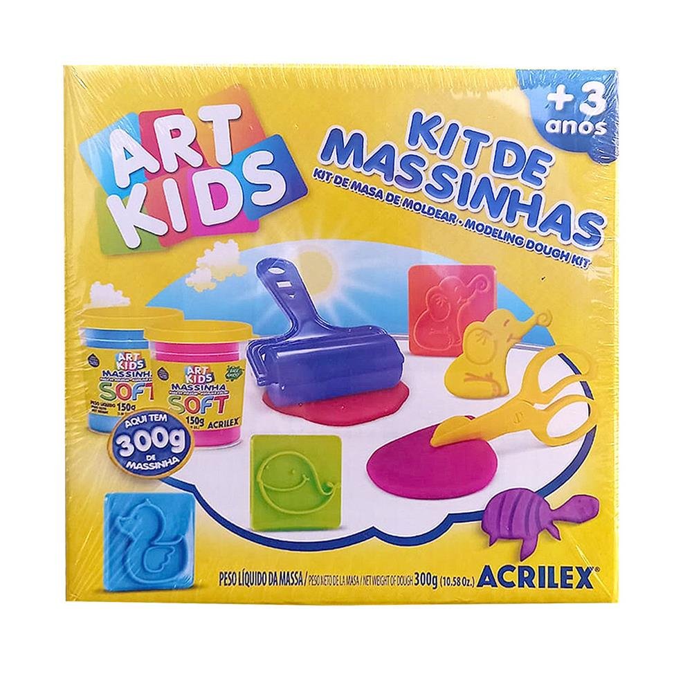 Kit Massinha Acrilex Art Kids 40007