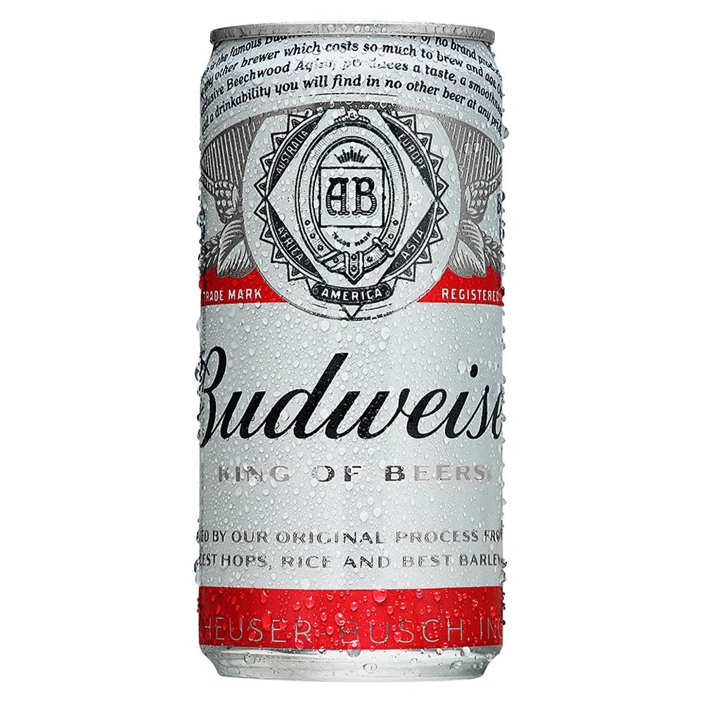 Cerveja Budweiser Lata 269ml - 08 unid.