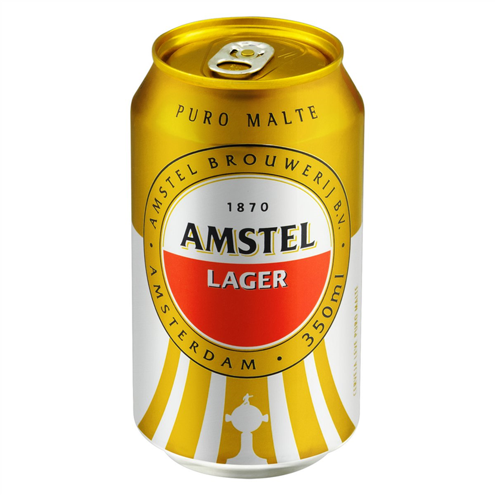 Cerveja Amstel Puro Malte lata 350ml Sleek