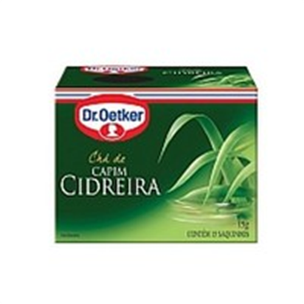 Cha Capim Cidreira Dr.Oetker 10g Com 10 Saches