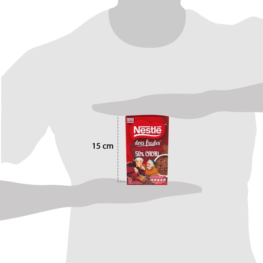 Chocolate em Pó Nestlé Dois Frades 50% Cacau 200g