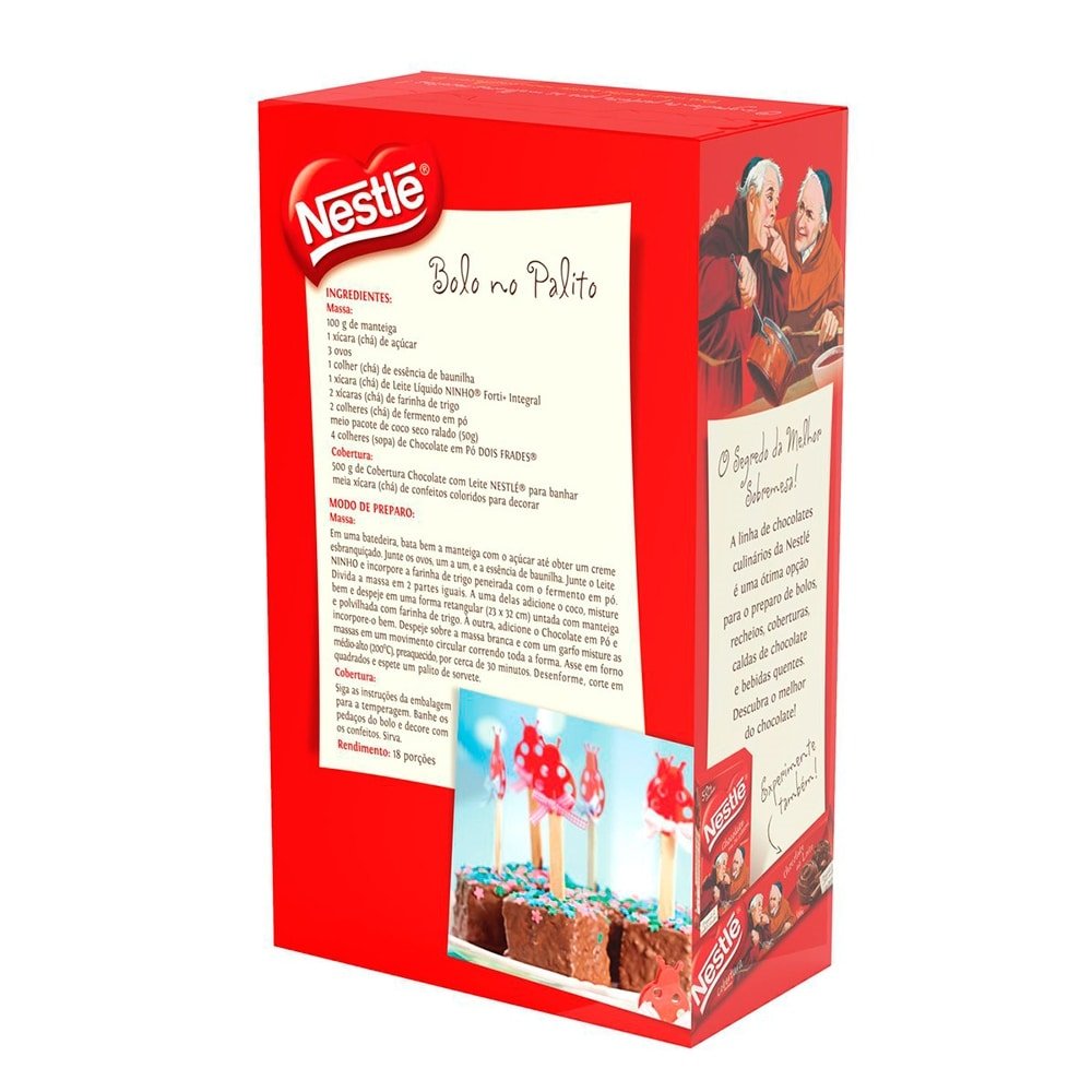 Chocolate em Pó Nestlé Dois Frades 50% Cacau 200g