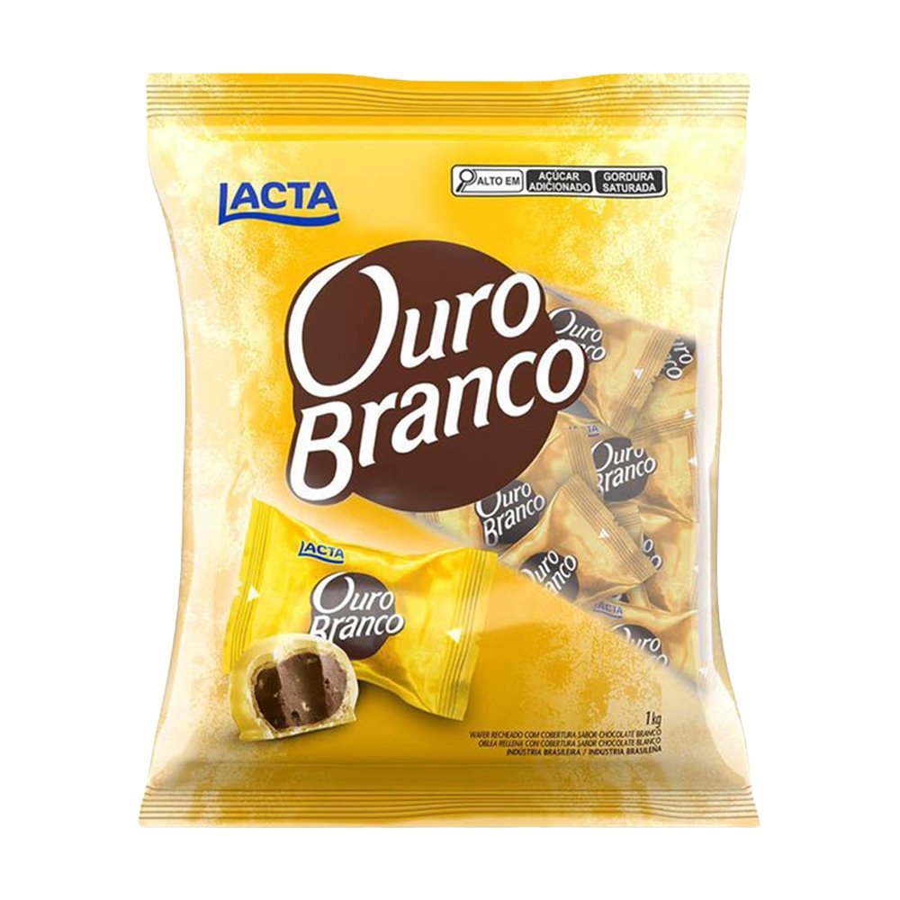 Chocolate Lacta Ouro Branco Pacote 1kg