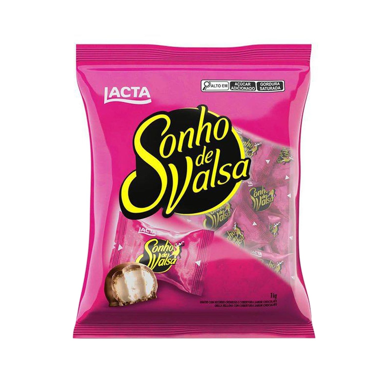 Chocolate Lacta Sonho de Valsa Pacote 1Kg