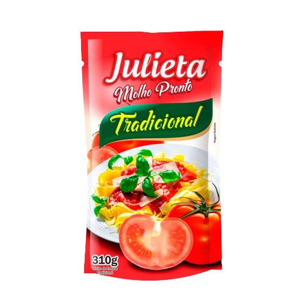 Molho Pronto Julieta Tradicional Sache 310G