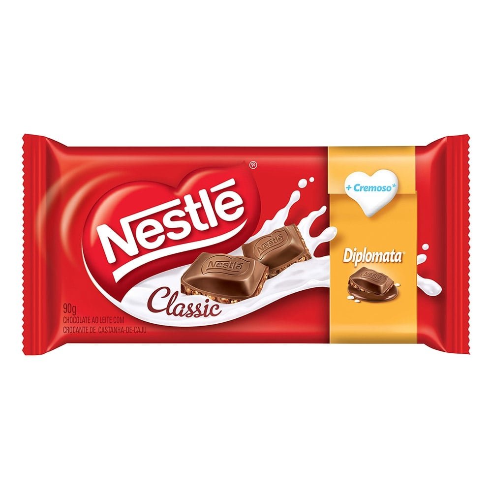Chocolate Nestle Diplomata 90g - Embalagem com 14 Unidades
