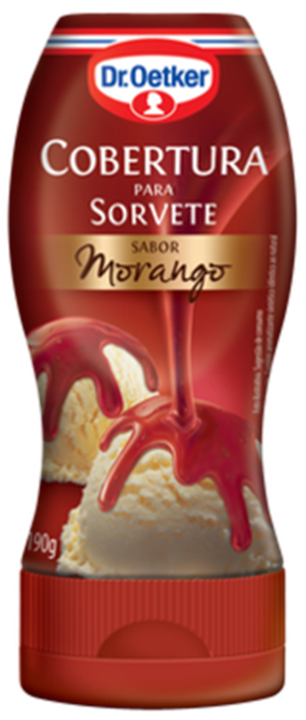 Cobertura Sorvete Dr.Oetker 190g Morango