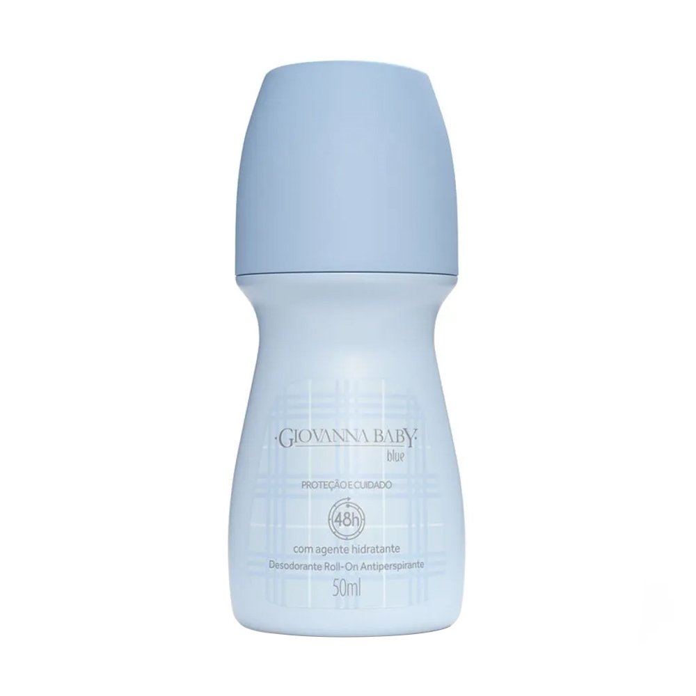Desodorante Giovanna Baby Roll-On Blueberry 2x50ml - Embalagem com 2 Unidades