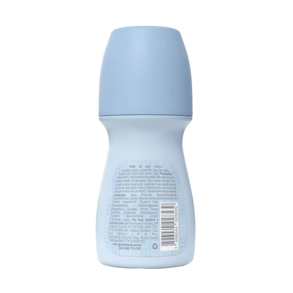 Desodorante Giovanna Baby Roll-On Blueberry 2x50ml - Embalagem com 2 Unidades