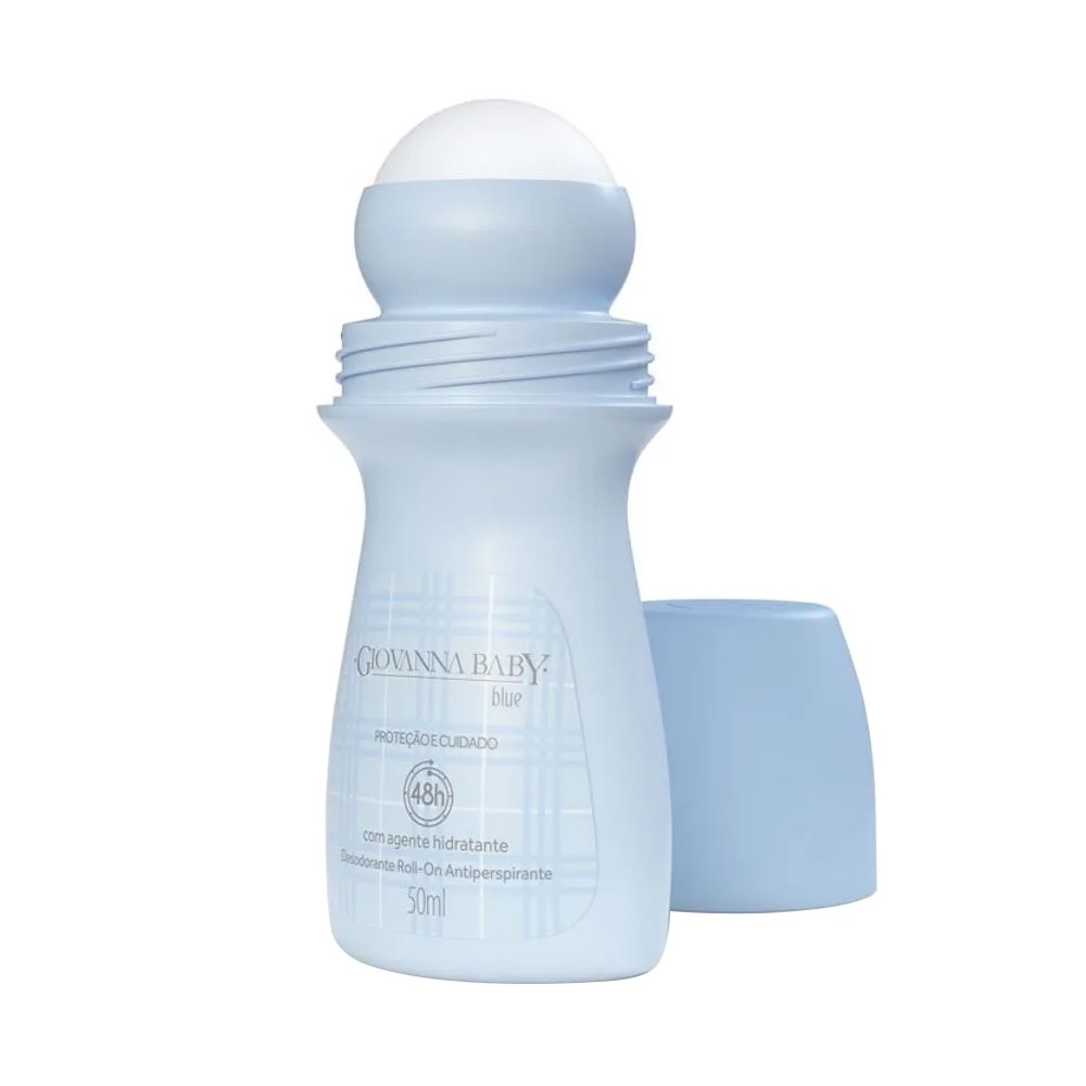 Desodorante Giovanna Baby Roll-On Blueberry 2x50ml - Embalagem com 2 Unidades