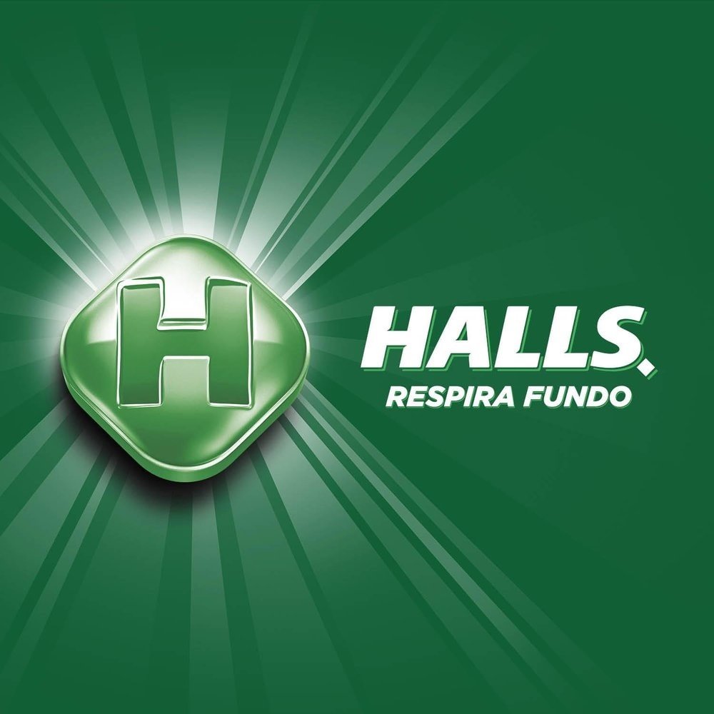 Bala Halls Menta 28g - Caixa com 21 unidades