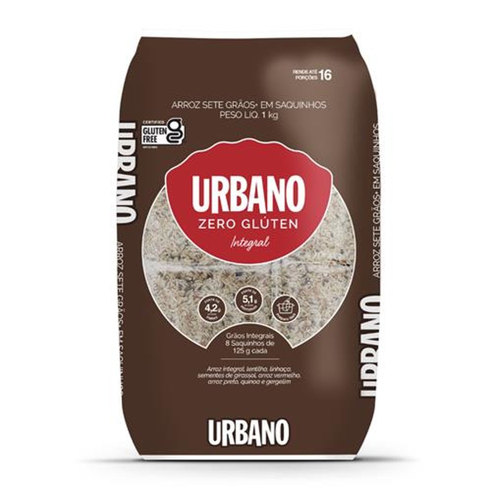 Arroz 7 Grão Saquinho Embalagem 10X1Kg