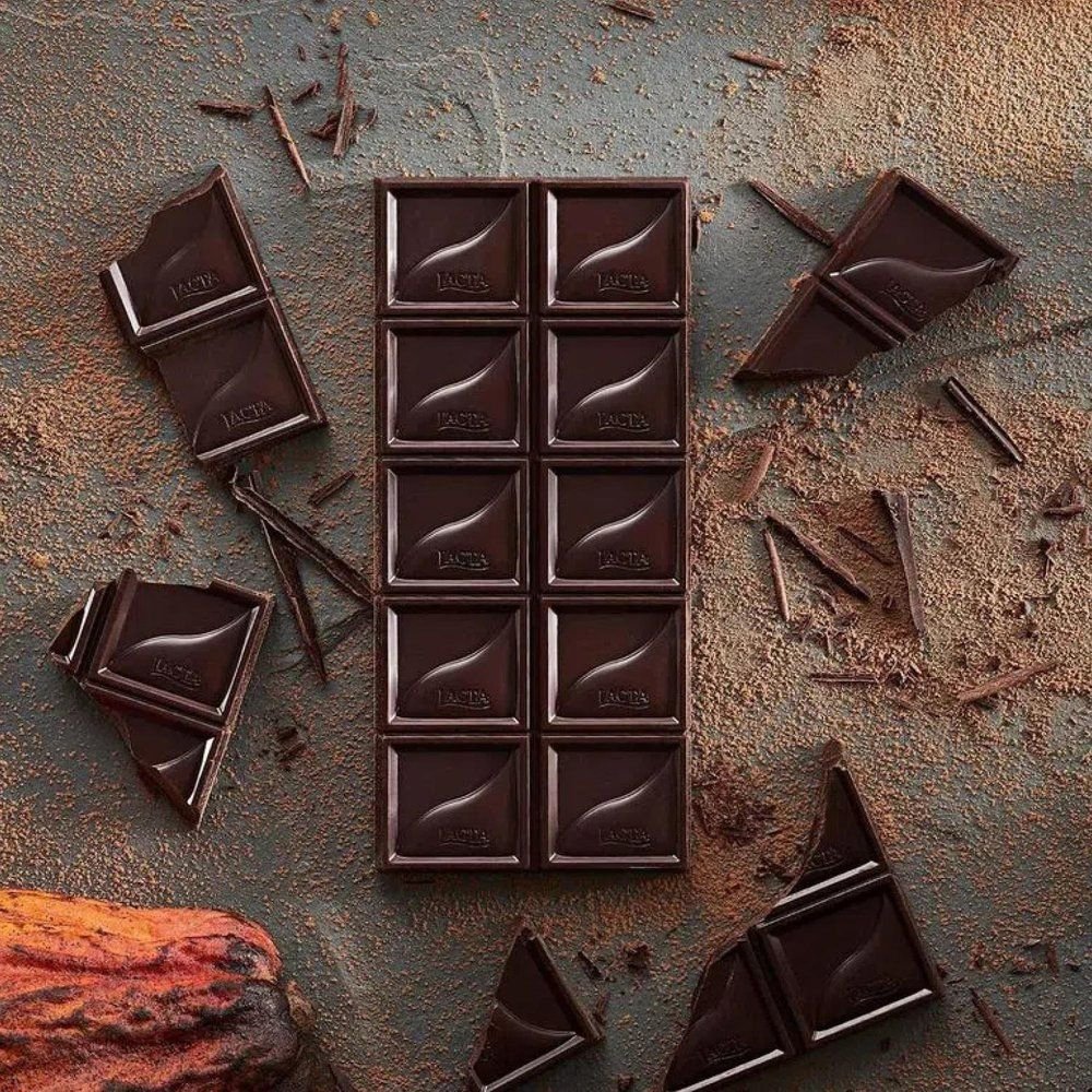 Chocolate Lacta Intense meio amargo 40% Cacau Original 85g - Display com 17 Unidades