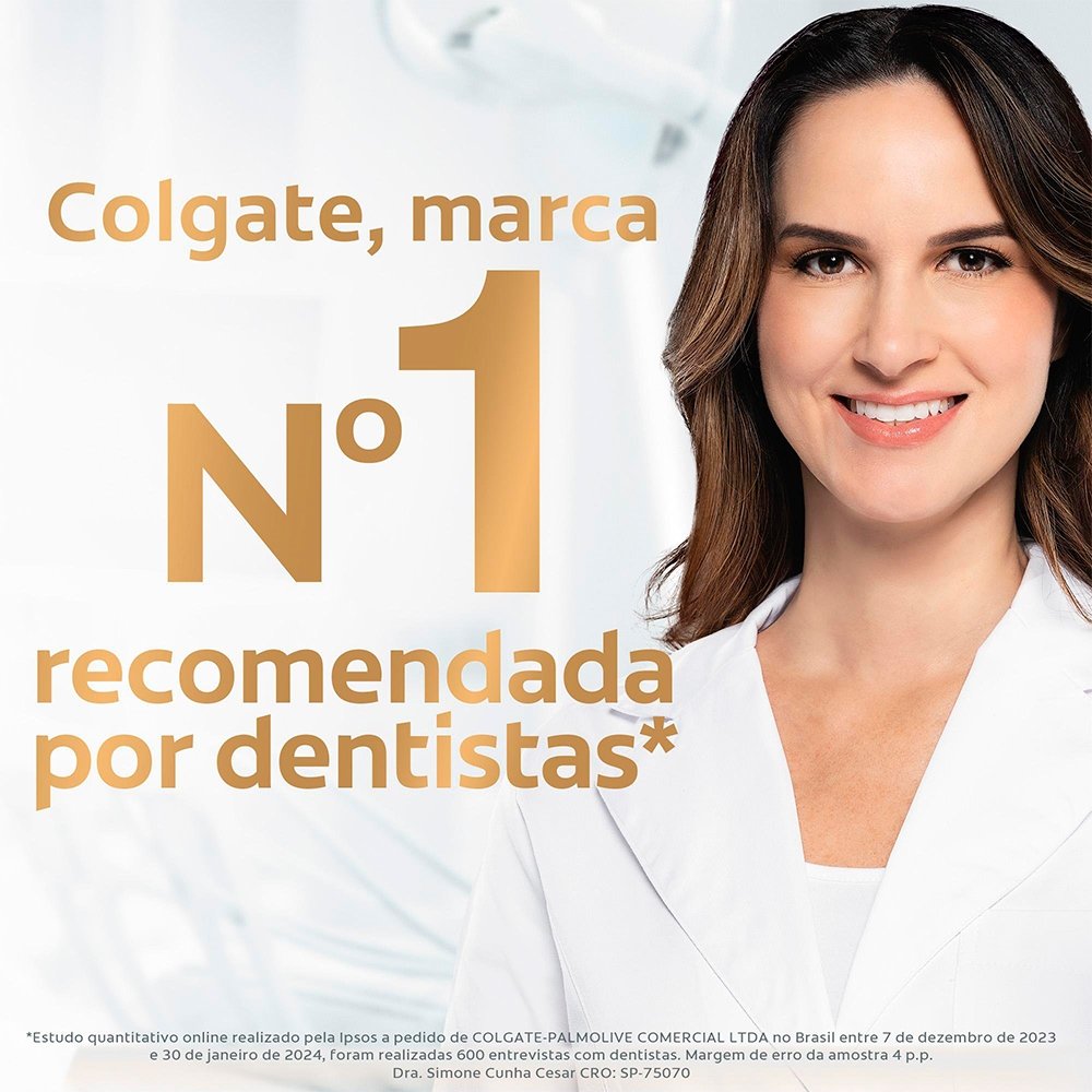 Creme Dental Colgate Total 12 Clean Mint 90g Embalagem com 4 Unidades