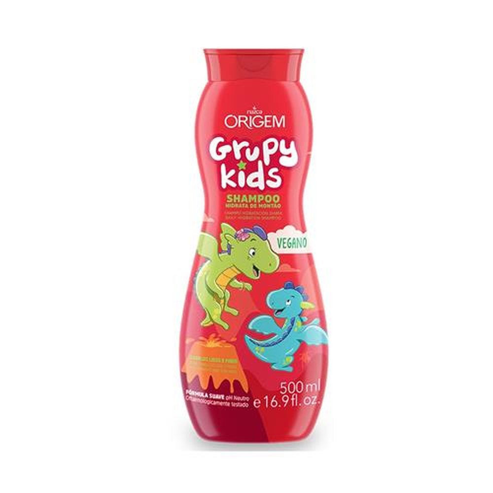 Shampoo Grupy Kids Origem Hidrata de Montao Vegano 500ml