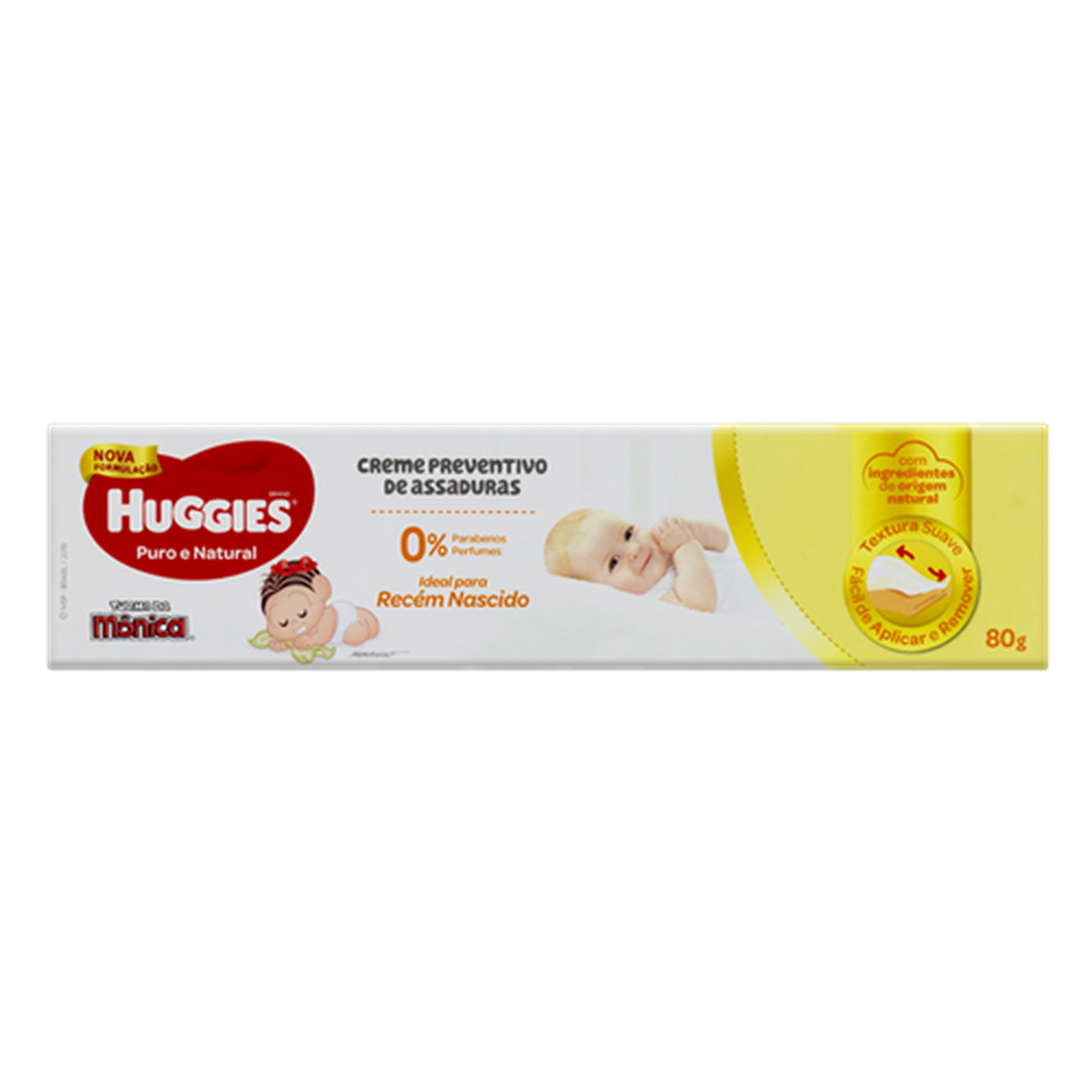 Creme De Assaduras Huggies Puro E Natural 80g