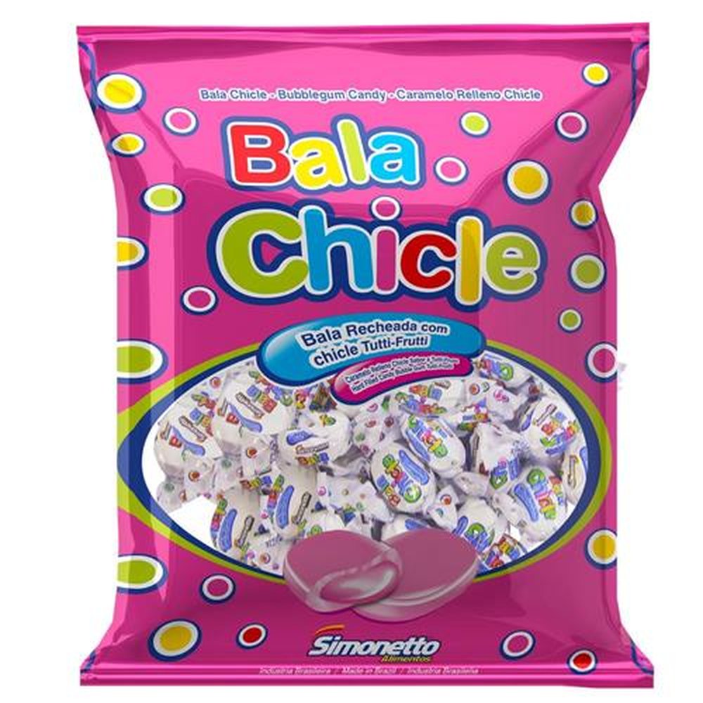 Bala Chicleta 175g (caixa com 40 pacotes)