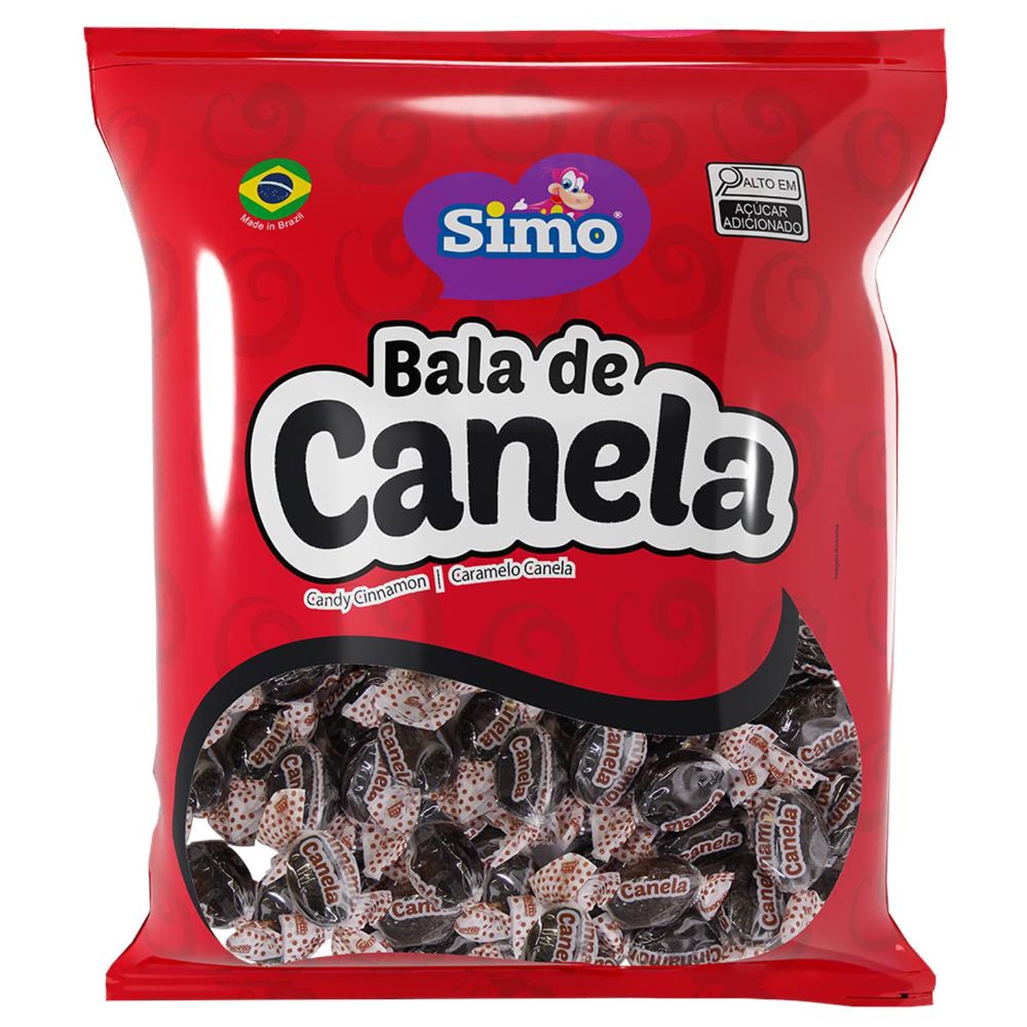 Bala Canela 175G (Caixa Com 40 Pacotes)