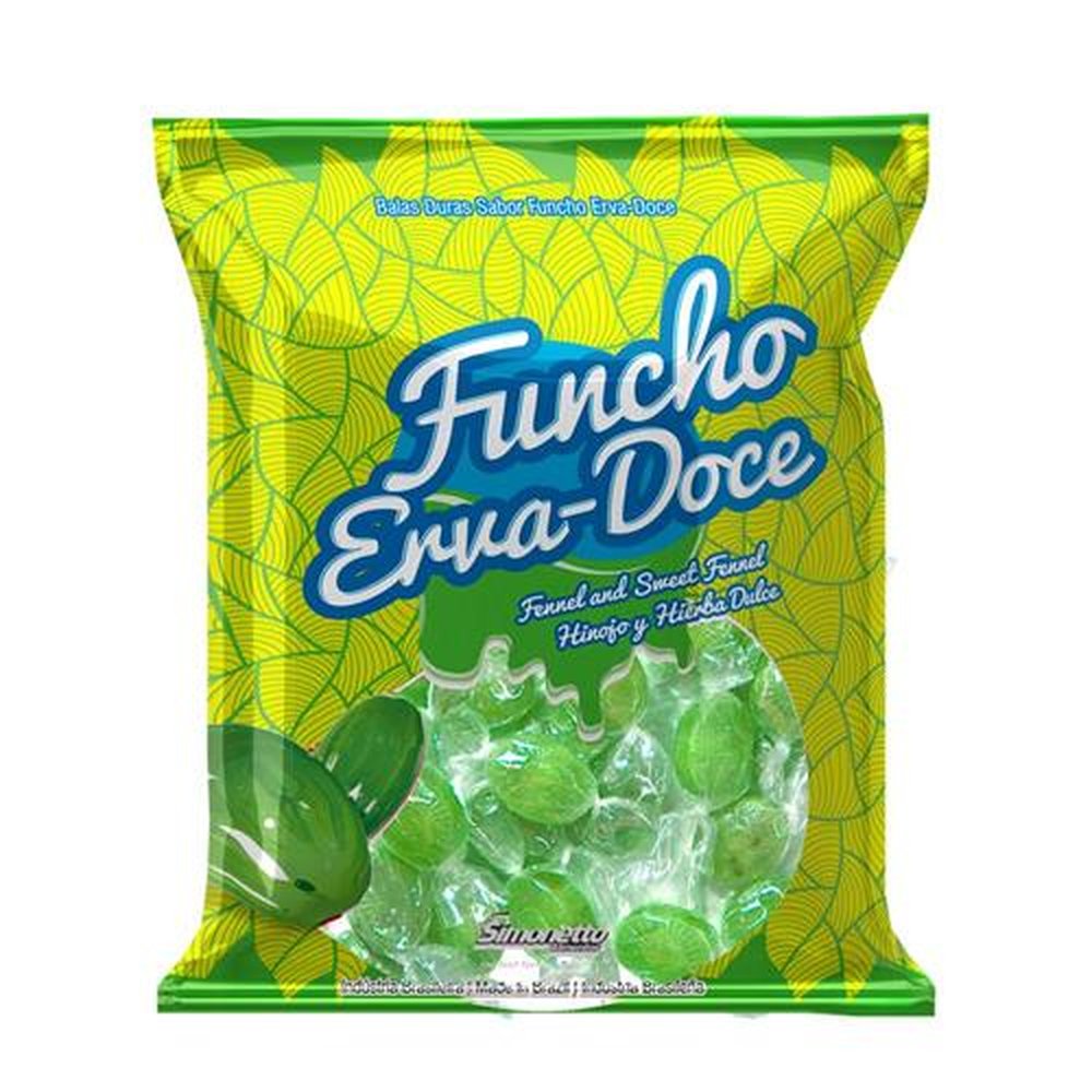 Bala Funcho - Erva Doce 175g (caixa com 40 pacotes)