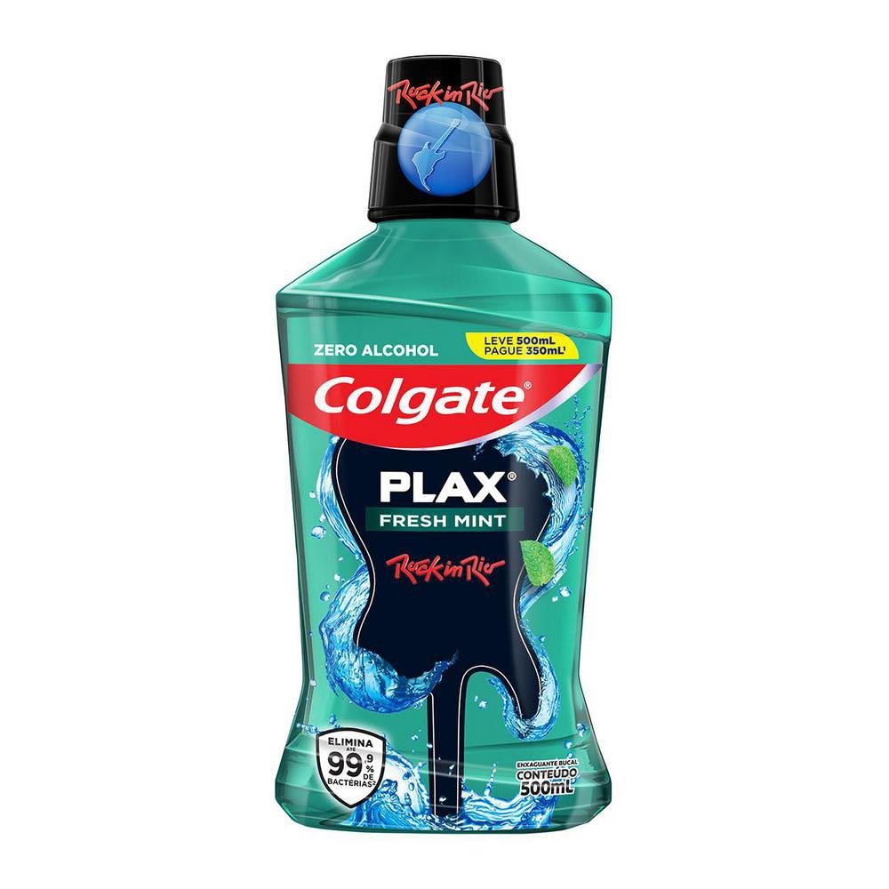 Enxaguante Bucal Colgate Plax Fresh Mint 500ml
