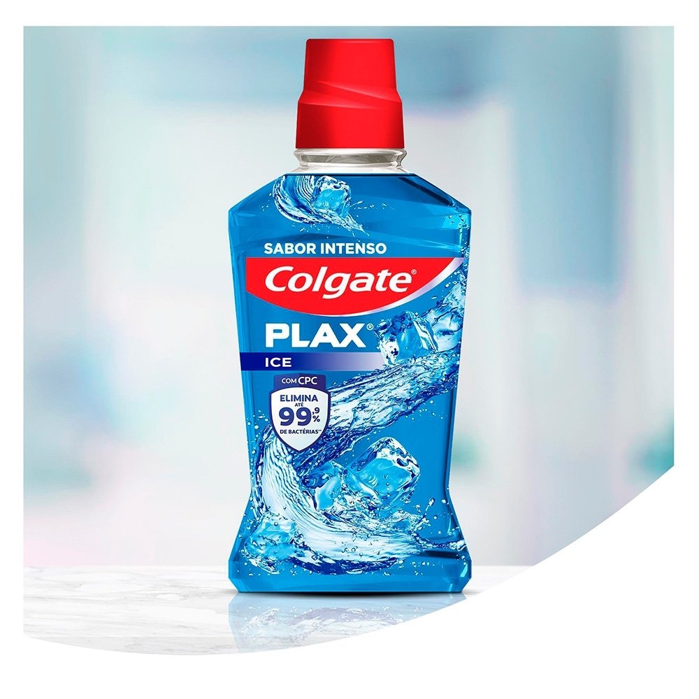 Enxaguante Bucal Colgate Plax Ice 500ml