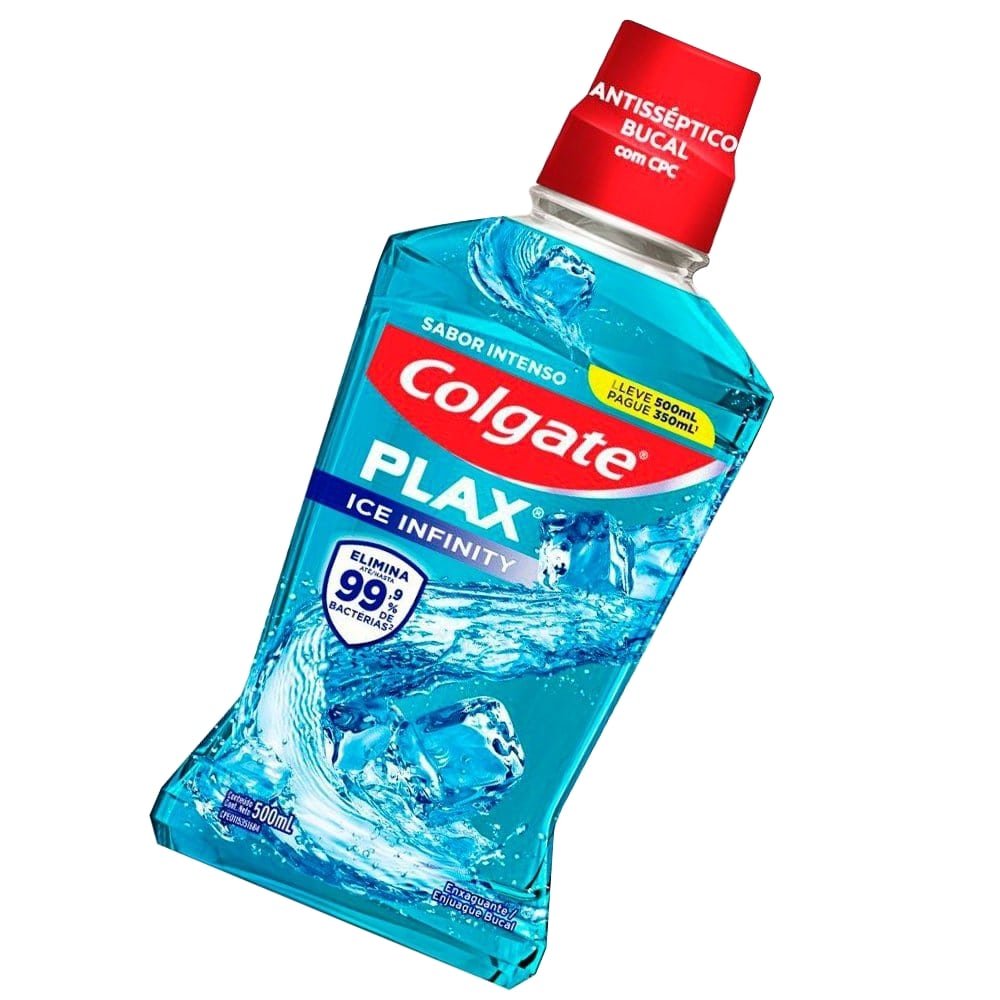 Enxaguante Bucal Colgate Plax Ice Infinity 500ml