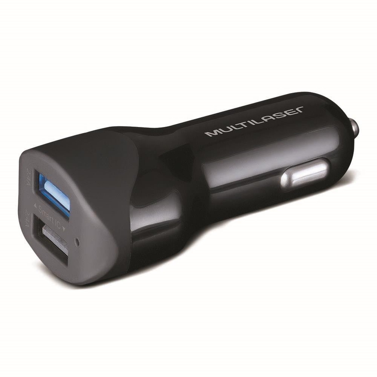 Carregador Automotivo Concept 2 Portas Usb Quick Charger Multilaser Preto - CB114