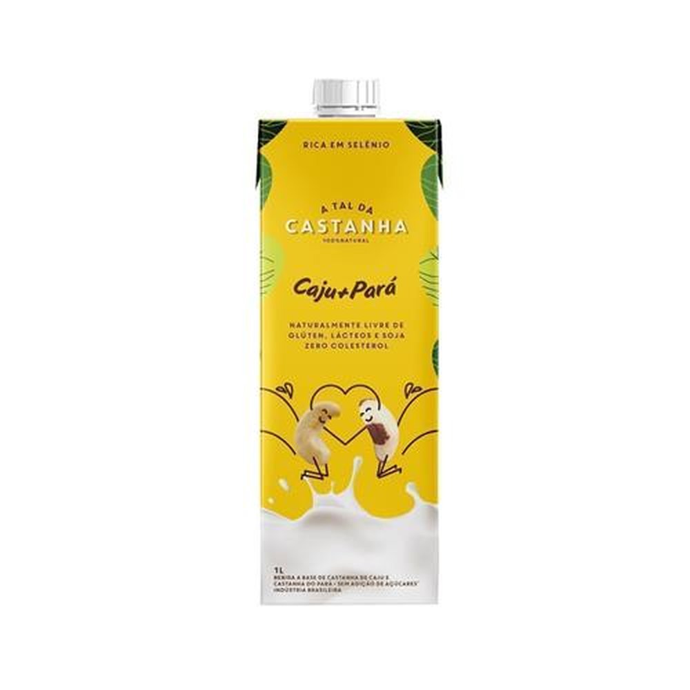 Bebida vegetal a tal da castanha - Caju + Para 1L