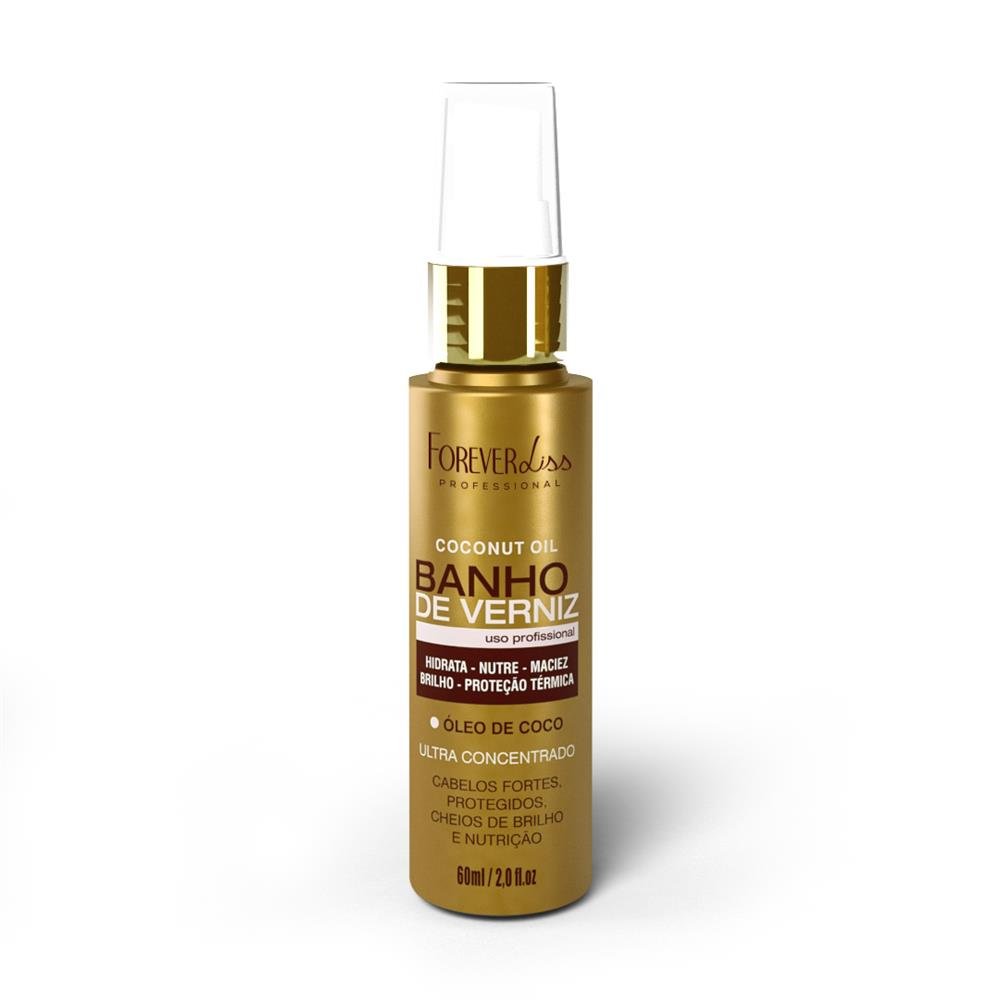 Óleo De Coco Banho De Verniz Forever Liss 60Ml